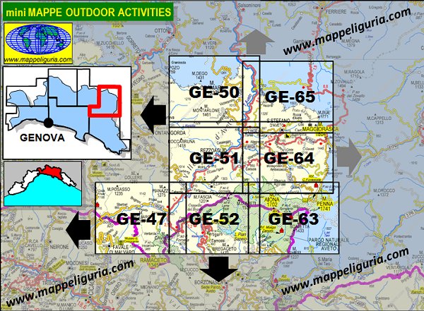 Mappe Di Liguria Maps Of Liguria Carte Escursionistiche Per Trekking E Mtb Moutainbike Della Liguria Mappe Dei Sentieri Carte Stradali Piante Di Citta Carte Per Depliant Brochure Pieghevoli E Siti Internet